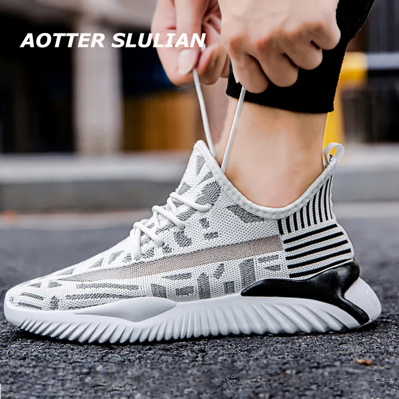 

Кроссовки мужские летние из дышащей сетчатой ткани, на весну/лето