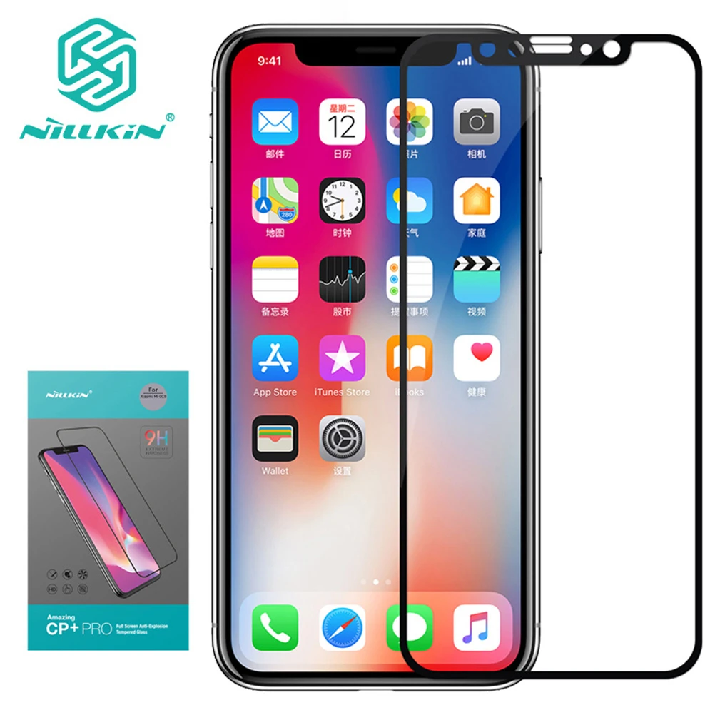 Стекло Nillkin CP + Pro с полным покрытием для iPhone 11 Max закаленное стекло Защита экрана