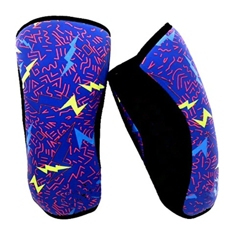 Утолщенная Неопреновая подставка для колена тяжелой атлетики 7 мм