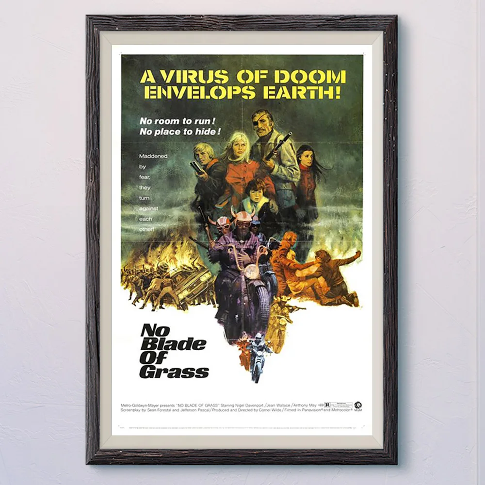 

N229 NO BLADE OF GRASS Vintage Classic Movie Wall Silk Cloth HD Poster Art Home Decoration Gift