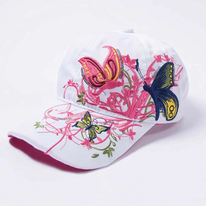 

New Women Sequined Bling Baseball Cap Korean Style Fashionable Out Hollow-out Breathable Sunshade Hat C034