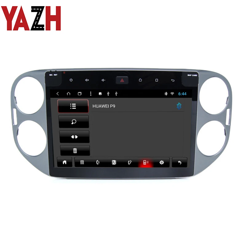 YAZH 2 din 10 1 дюймов TFT LCD IPS дисплей для VolksWagen Tiguan 2013 2014 2015 с Android 9 0 Bluetooth 5 Авто GPS