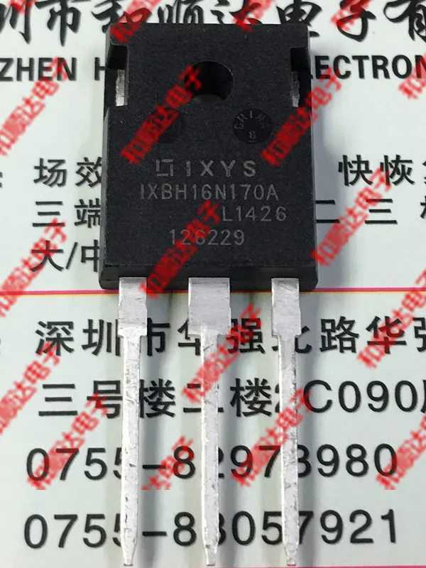 

10 шт./лот IXBH16N170A, новый товар в наличии TO-247 IGBT1700V