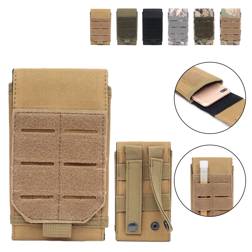 

Outdoor Mobile Phone Holster Tactical Nylon Waterproof Waist Bag Camping Hiking Hunting Military Tactical Waist Army Bag