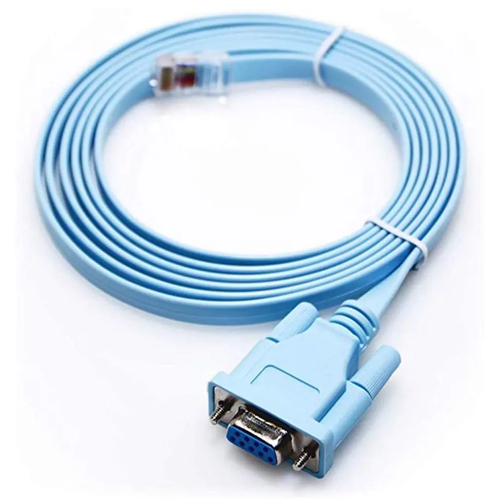 Кабель-переходник для консоли Cisco RJ45 Cat5 Ethernet-порт Rs232 DB9 COM последовательные