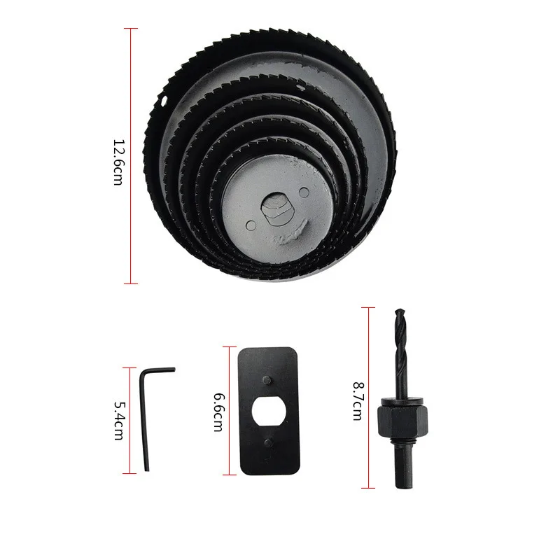 Набор корончатых пил по металлу 8 шт. 64-127 мм | Инструменты