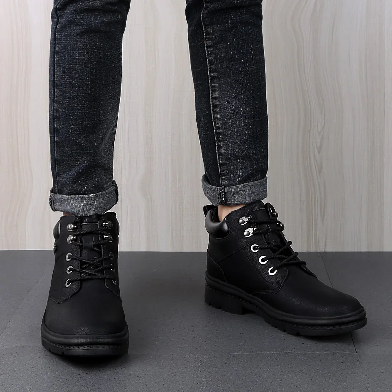 Мужские ботинки Мужская брендовая удобная модная обувь на шнуровке новинка 2020