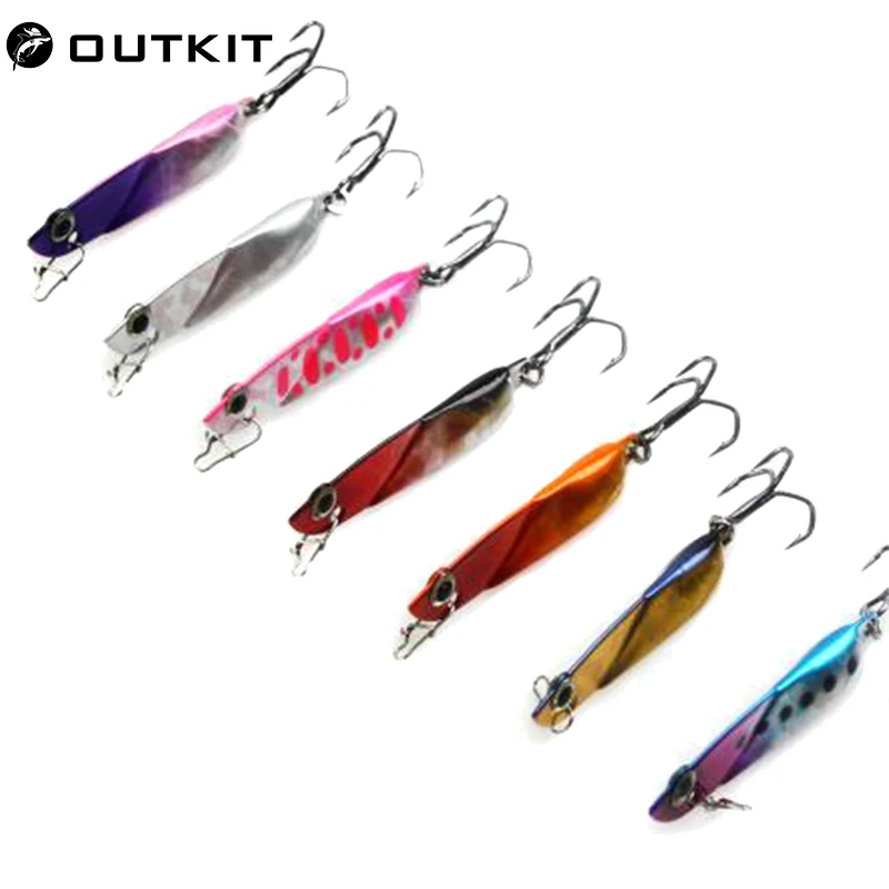 OUTKIT новая микро приманка для джиггинга 3/5/7/10 г Высококачественная жесткая рыбной