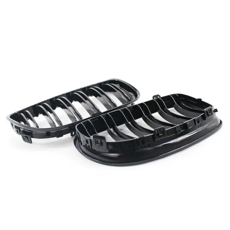 

2PCS Car Front Grille Gloss Black Inlet Grill for B-MW 3 Series E90 E91 318 320i 325i 330i 09-11 Accessories T3EF