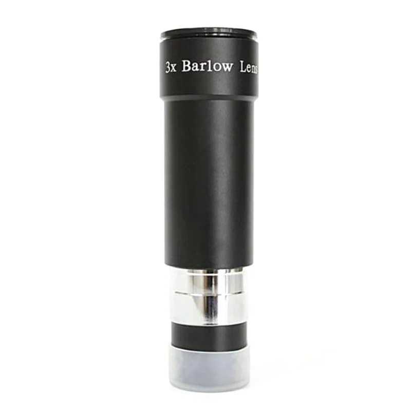 

High Precision 1.25" (31.7mm) Long Extender Metal 3X Barlow ED Lens by Magnification Astronomical Telescope Eyepiece Accessories