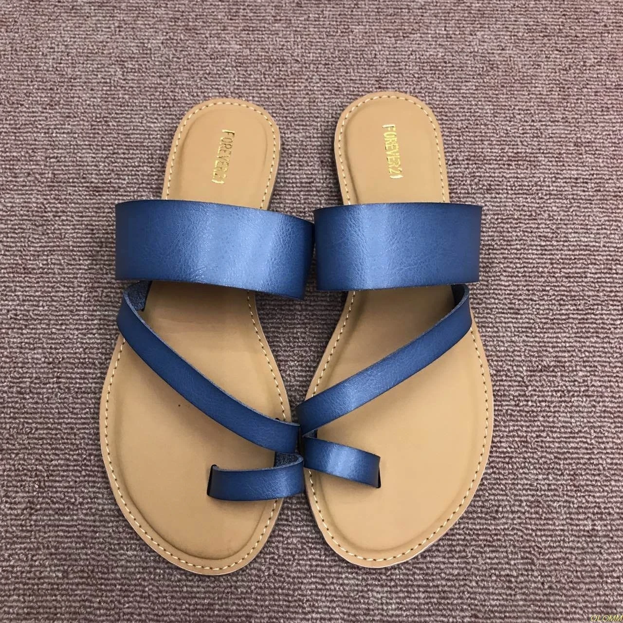 

Hot Square Toe Flat Slides Sandals Women White Black Leather Slippers Flip Flops Slippers Summer Women Slippers Shoes Slip On