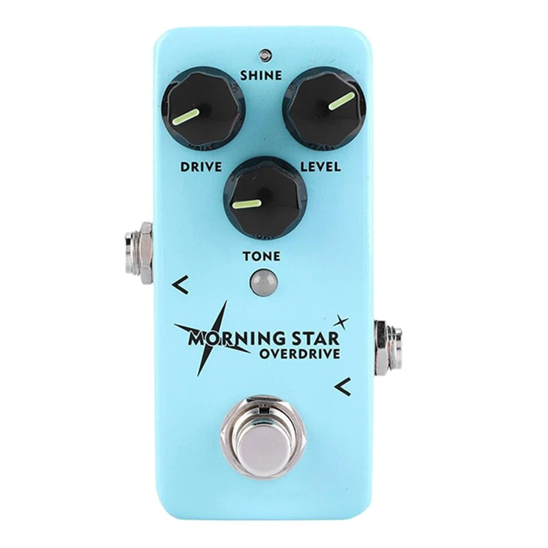 

NUX Morning Guitar Overdrive Effect Pedal Blues-Break Overdrive with an Extra Treble Press Option Buffer Bypass