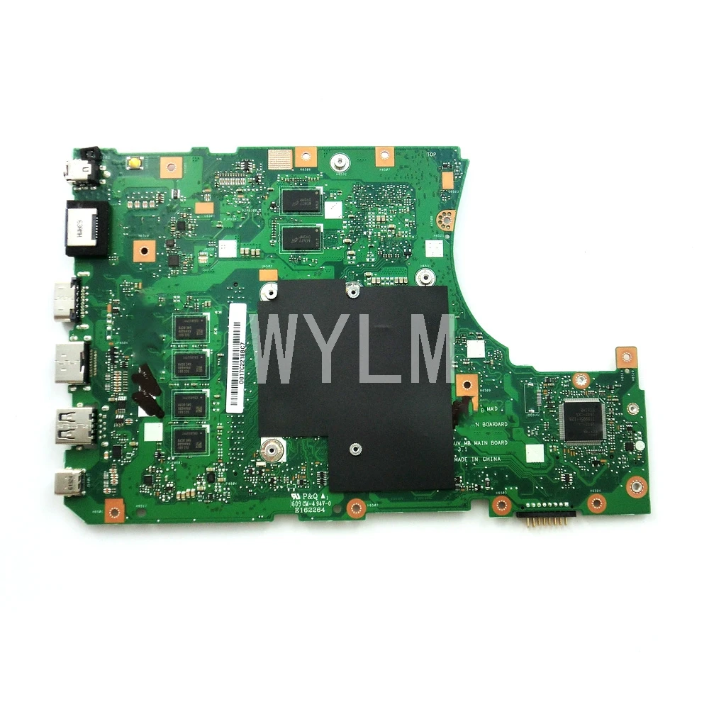 X556UQ MB._ 8G/I5-6198U/AS GT940MX/2G материнская плата REV 3,1 для ASUS X556UV X556U X556UQK X556UQ тест материнской платы ноутбука ОК