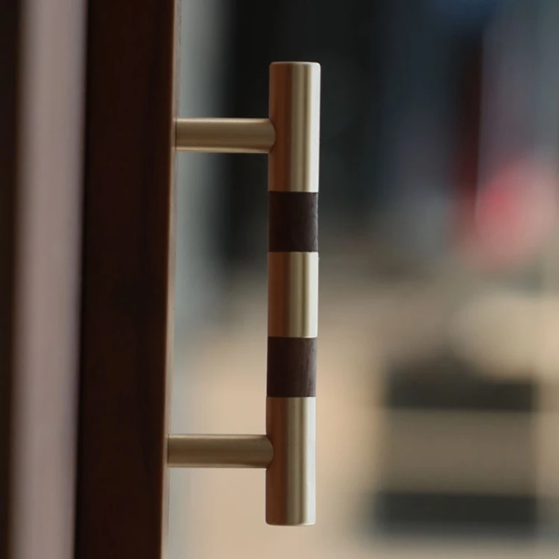 Скандинавские современные медь металлические ручки мебель аксессуары кабинет и