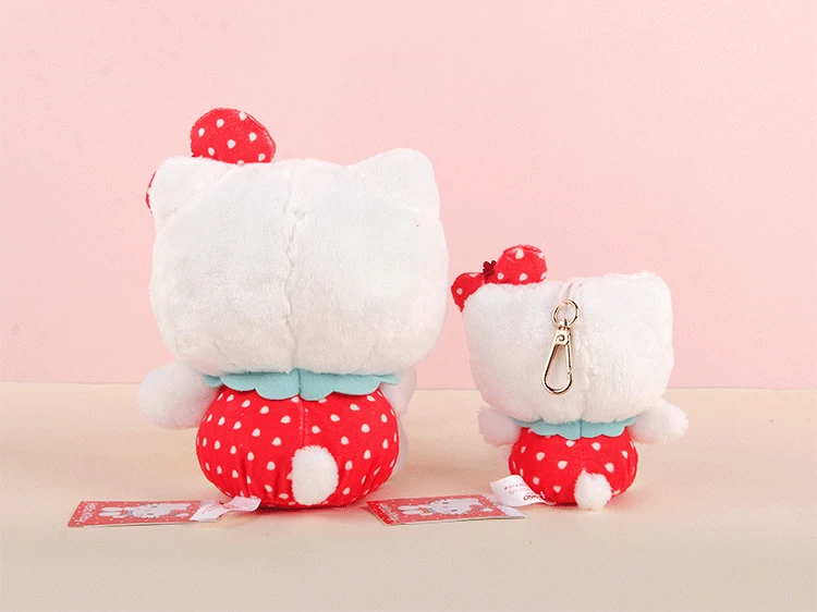 Ins Sanrio плюшевые игрушки пушистая набивная Kitty Cinnamoroll My Melody плюшевая парная