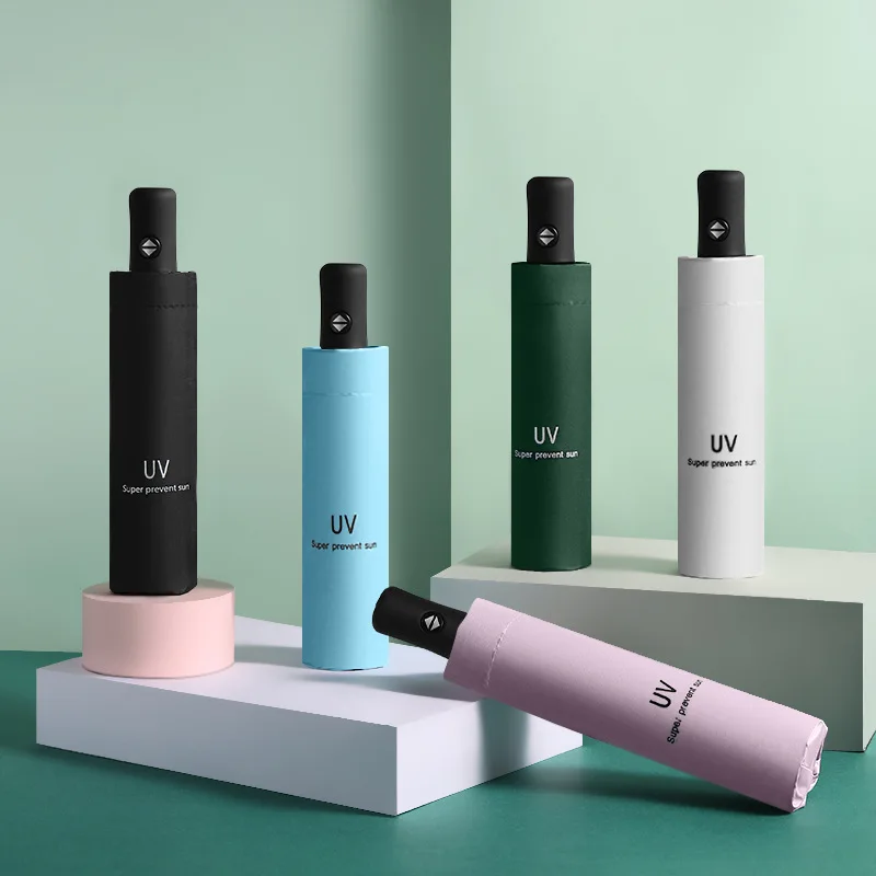 

Automatic Umbrella Folding Business Rain Women Ultralight Portable Travel Sun Umbrella Girls Anti UV Portable Folding Umbrellas