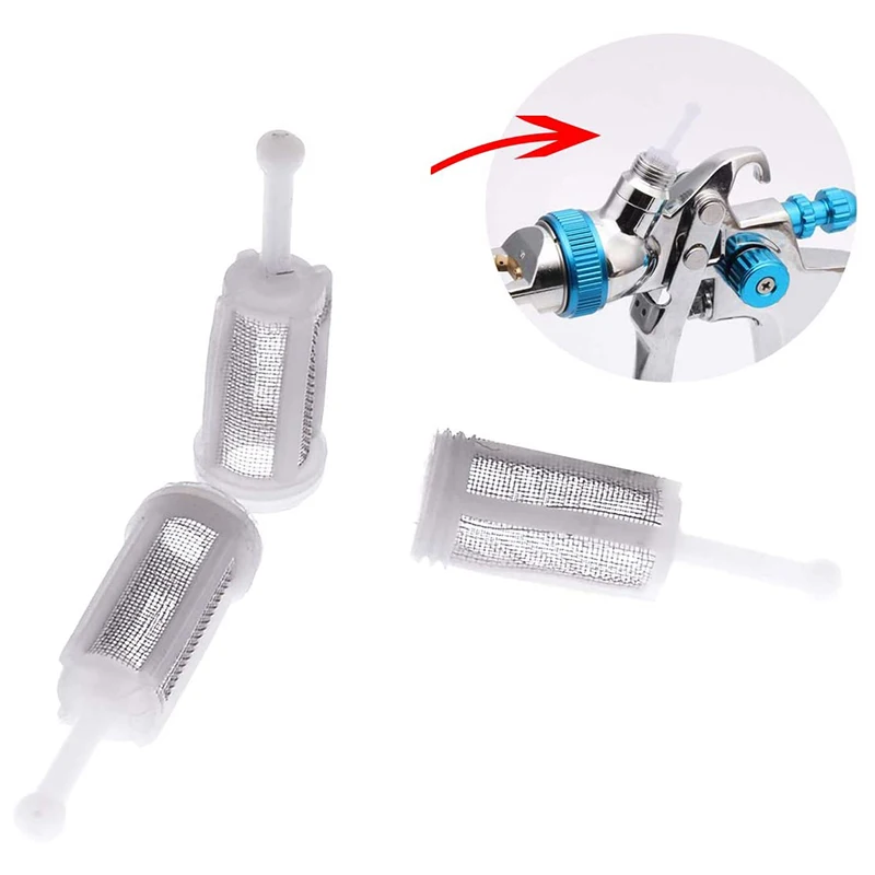 20 Pcs Universal Gravity Spray-Gun Filters Fine Mesh Disposable Feed Paint Strainer | Инструменты