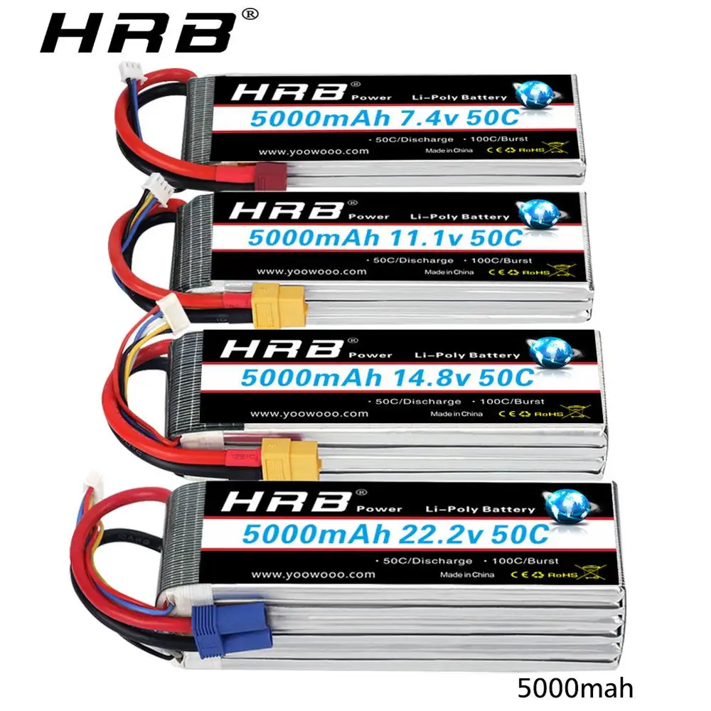 Аккумулятор HRB 3s батарея 50C с разъемом XT60 для радиоуправляемого автомобиля