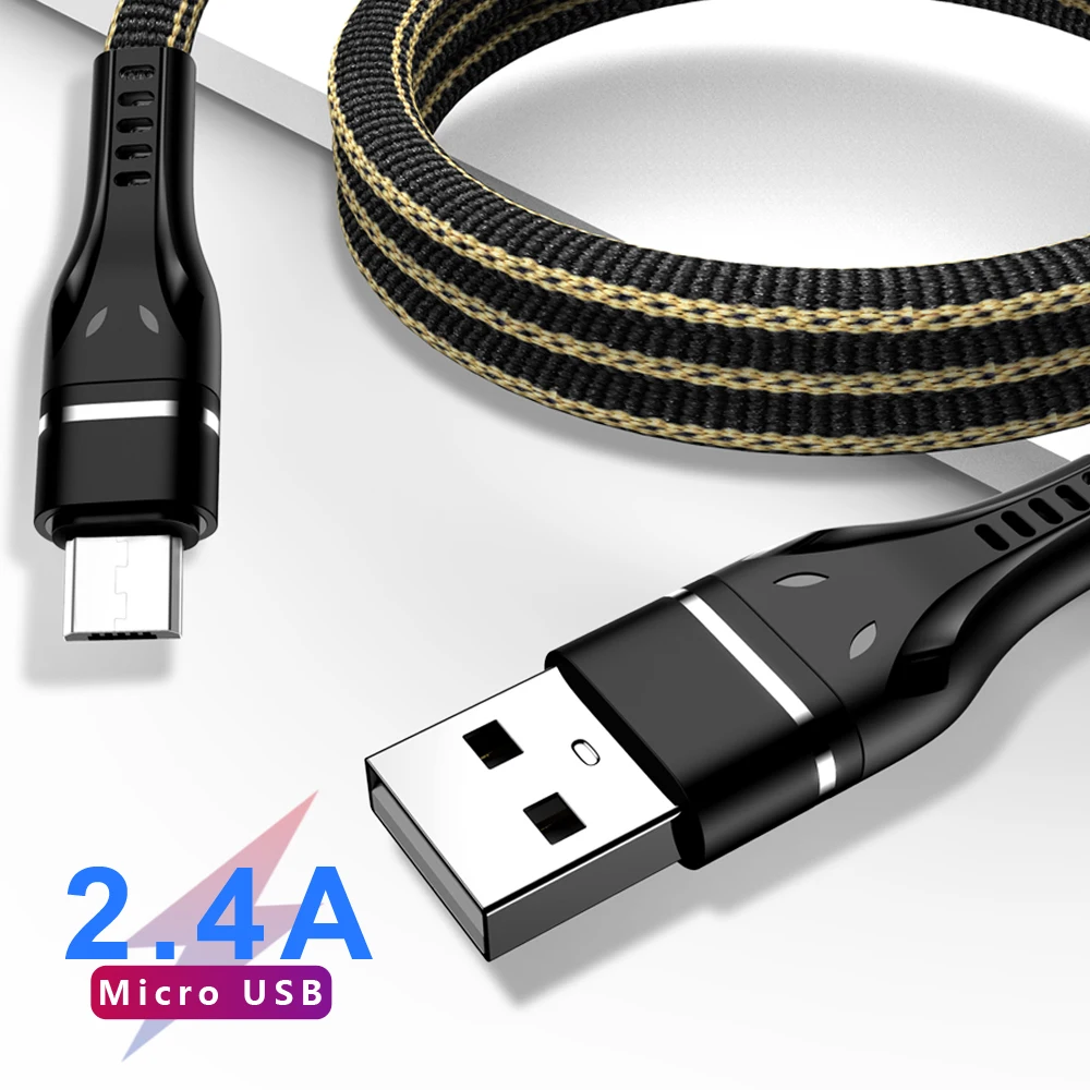 MUSTTRUE 1 м USB микро кабель для быстрой зарядки передачи данных провод xiaomi redmi 6a note 4 Sony