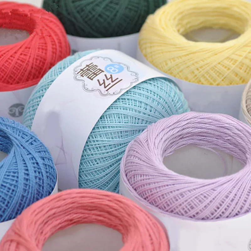 100% прочная пряжа из чистого хлопка для вязания шали подушки обуви сделай сам