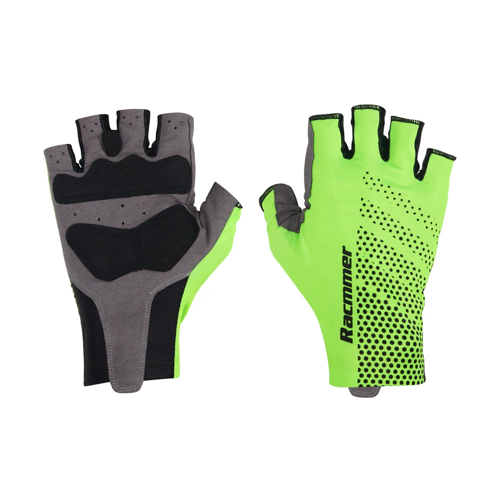 Велосипедная трикотажная флуоресцентная зеленая мужская одежда с коротким