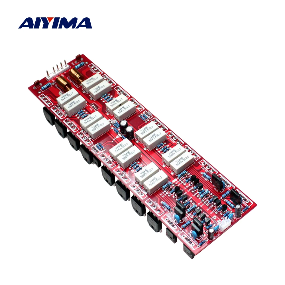 

AIYIMA HiFi усилитель мощности, аудиоплата NJW0281 NJW0302 2SA1930 2SC5171, звуковой усилитель, стерео усилитель 2x450W