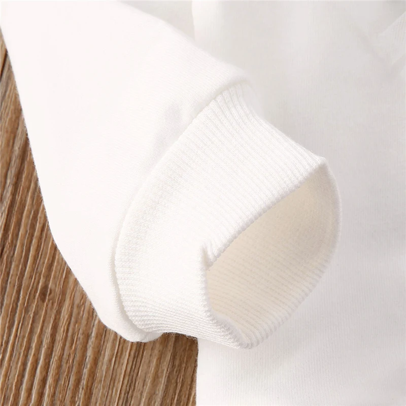 Модный От 1 до 5 лет осенний пляжный костюм для маленьких девочек комплект одежды