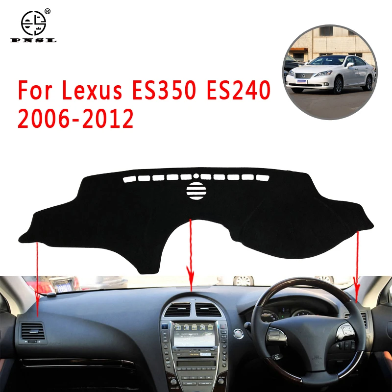 PNSL Car Dashboard Cover Dash Mat Pad Carpet For Lexus ES350 ES240 2006-2012 Sun protection anti - slip uv | Автомобили и