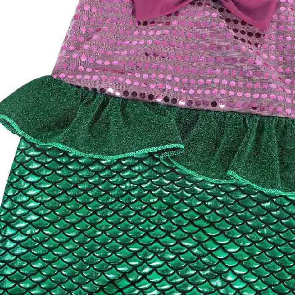 Детский маскарадный костюм Ариэль маленькая Русалочка для девочек принцессы