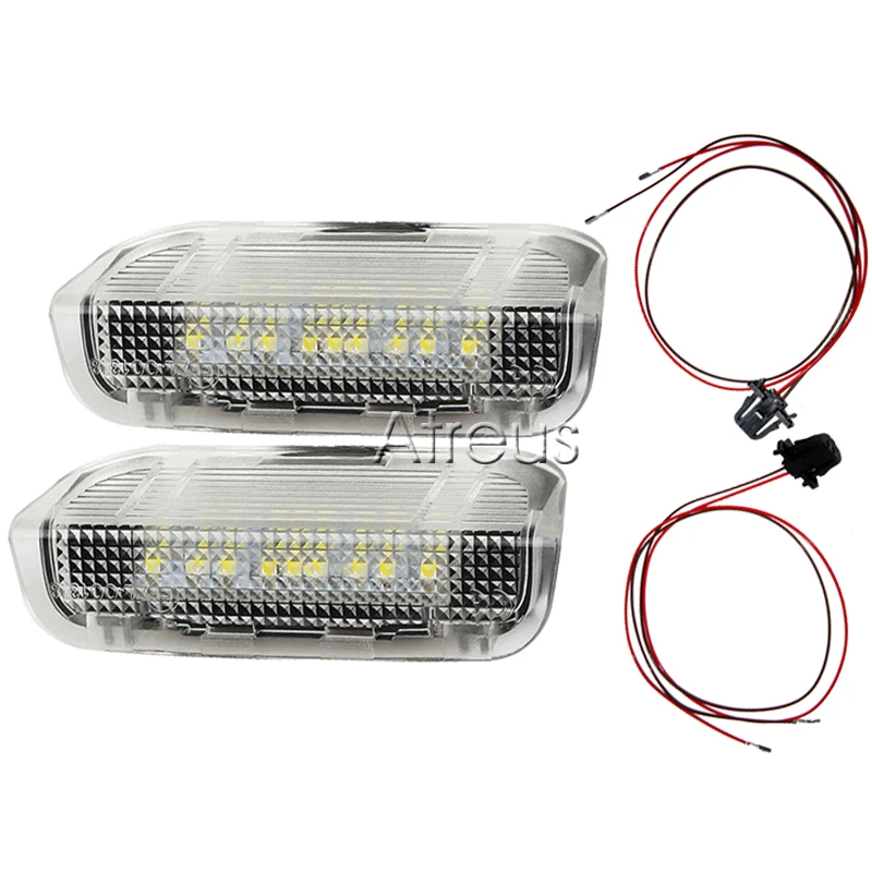 Mutips двери автомобиля Добро пожаловать огни для VW Golf GTi Polo Jetta EOS СС Tiguan Scirocco Touareg