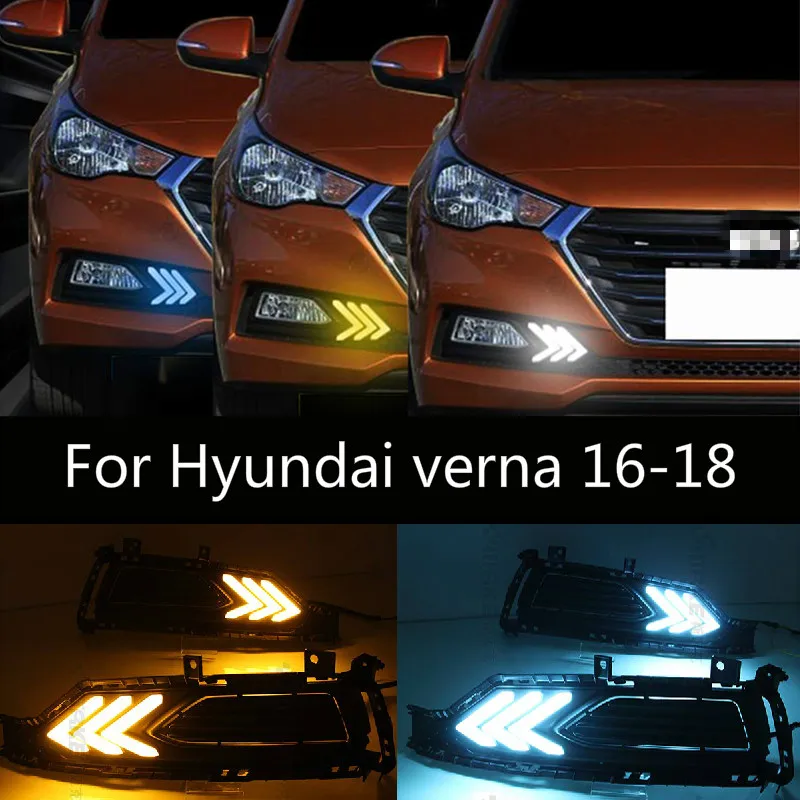 

Дневные ходовые светильник ни, 2 шт., светодиодный дневные ходовые огни с тусклым управлением, желтый указатель поворота, синий ночсветильни...