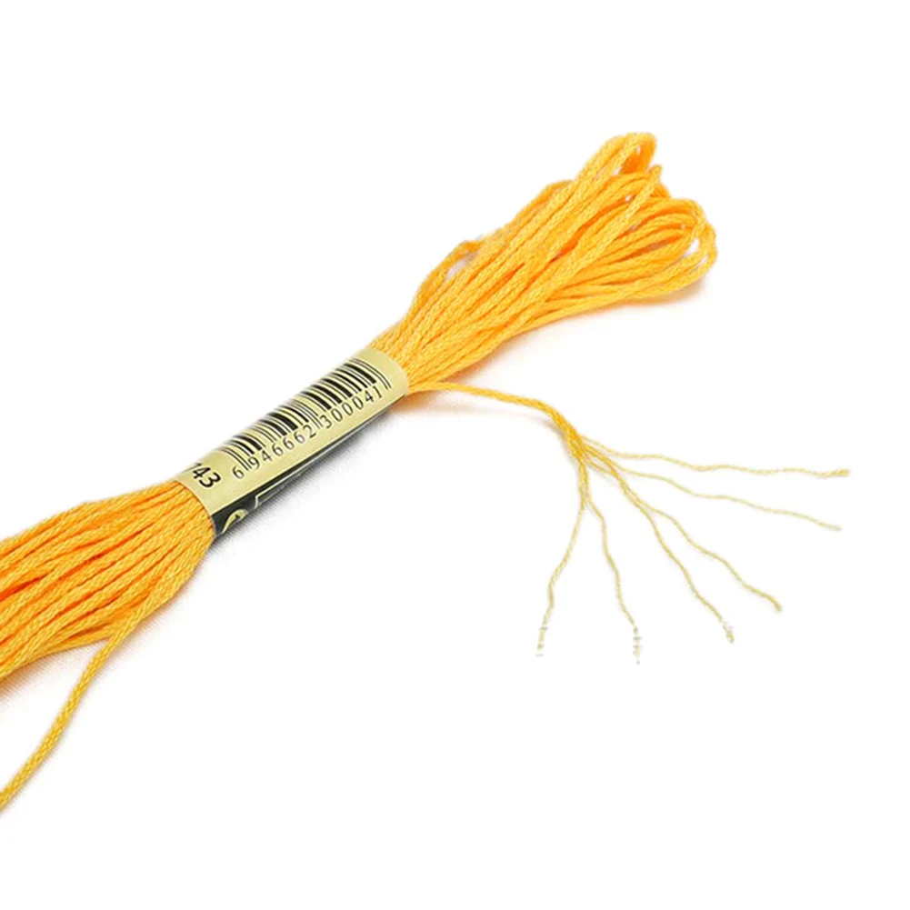 24/36/50/100Pcs Colorful 800cm Cross Stitch DIY Art rafts Floss Sewing Threads Embroidery Thread Handkitting Tools | Дом и сад