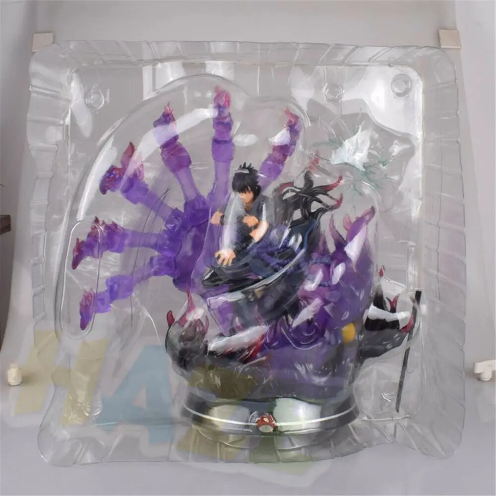 Anime Naruto Uchiha Sasuke Painted Statue Model Figure Collection In Box GK | Игрушки и хобби