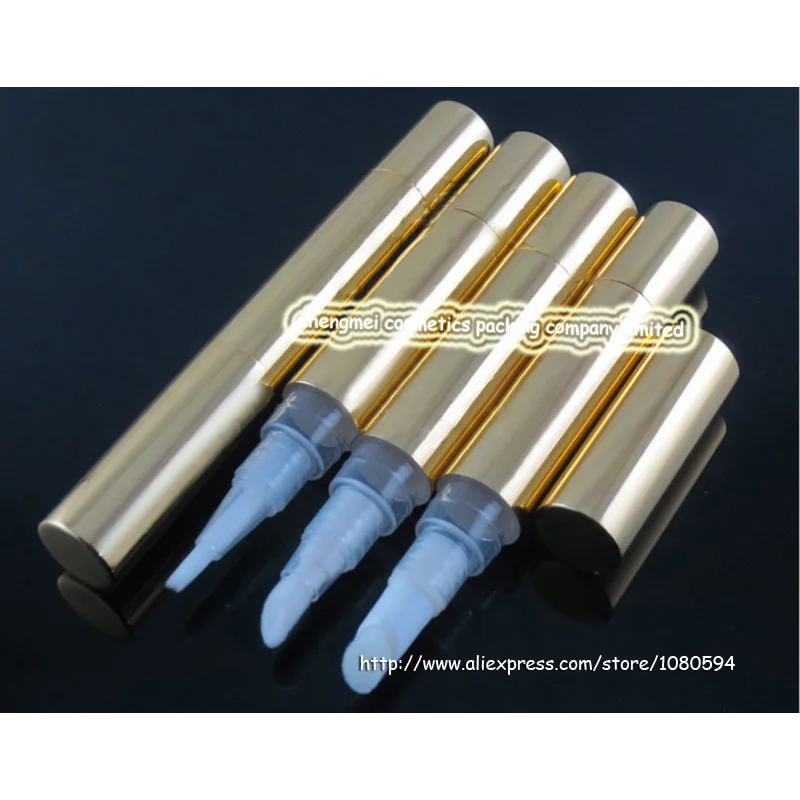 Золотой блеск для губ крем/Тушь ресниц/жидкость роста ресниц/отбеливающая трубка