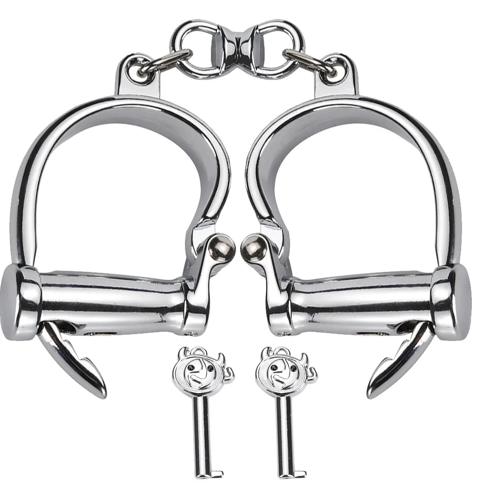 

Adult Sex Toys Bondage Metal Handcuffs Ankle Cuff SM Alternative Binding Restraints Game Horseshoe Shackles Exotic Accessories