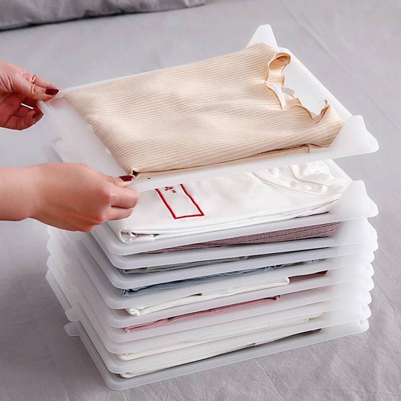 Складная пластиковая доска для одежды органайзер унисекс дорожный шкаф рубашек