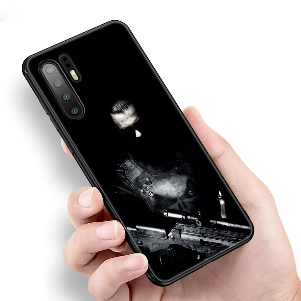 IYICAO The Punisher Frank Castle Soft Silicone Case for Huawei P Smart Z Plus 2019 P30 P20 P10 Lite Pro Phone |