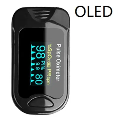 OLED black Пальцевой Пульсоксиметр De Dedo Pulso Oximetro домашний семейный Пульс оксиметр Pulsioximetro пальцевой Пульсоксиметр CE светодиодный O светодиодный - Цвет: OLED black