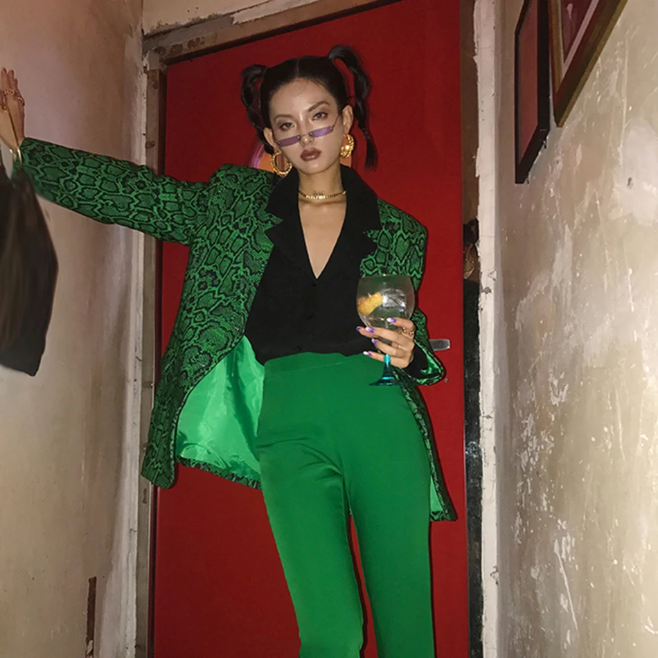 Блейзер Женский офисный с длинным рукавом на кнопках 2020 | Женская одежда