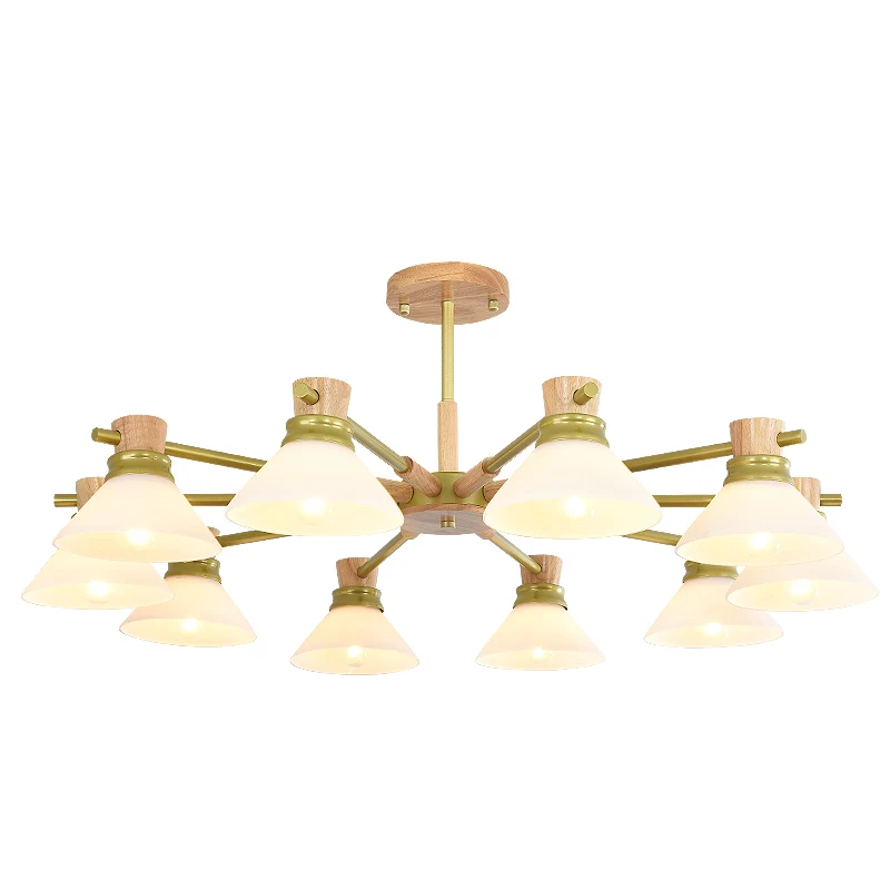 Скандинавский простой светодиодный светильник Современная теплая гостиная