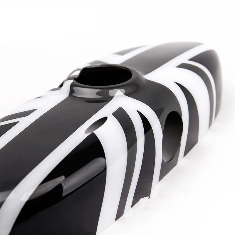 Чехол для зеркала заднего вида с белым/черным флагом Великобритании BMW Mini Cooper