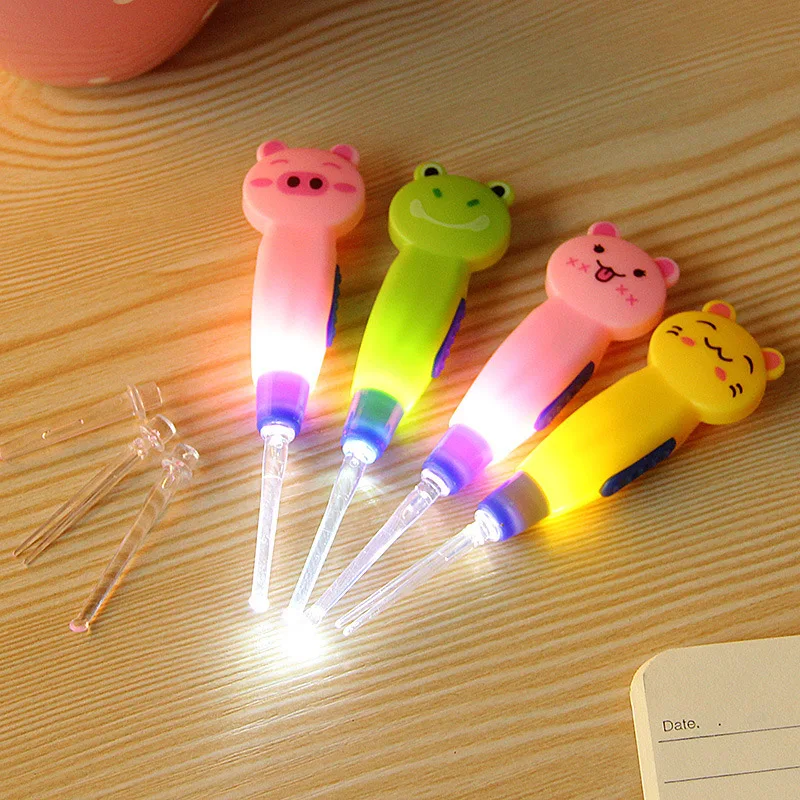 

1pc Baby Luminous Cleaning Ear Spoon With Light Infant Ear Picking Visual Ear Earwax Cleaning And Nursing Supplies For Children