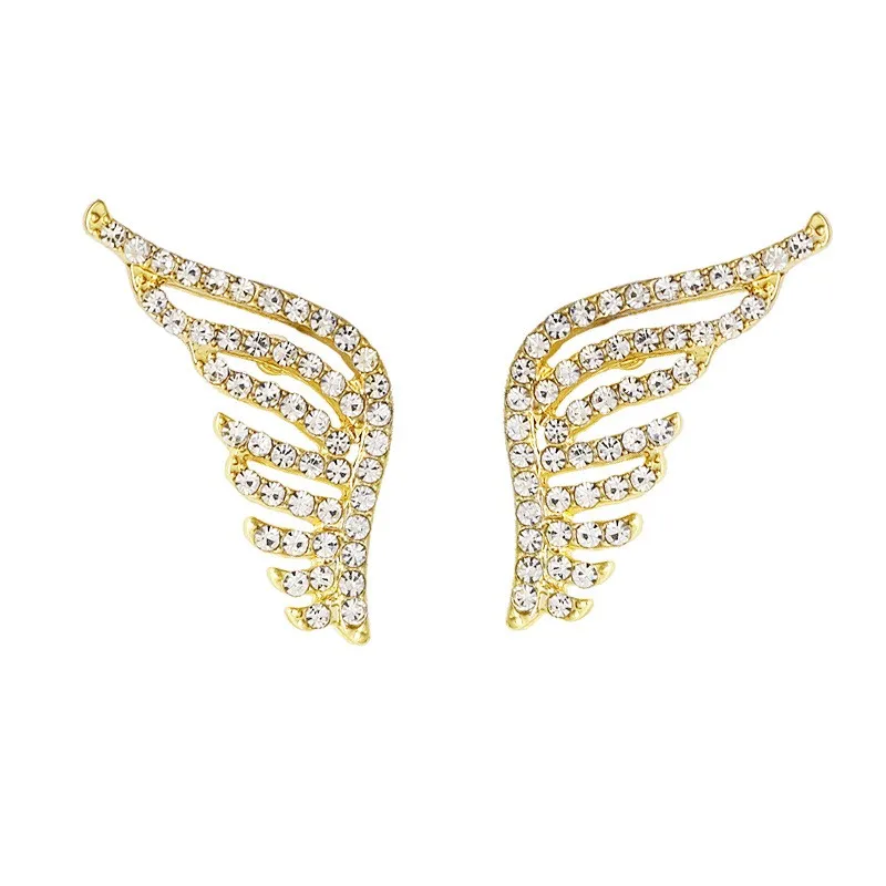 Новинка 2021 серьги с крыльями ангела индивидуальные простые темпераментные