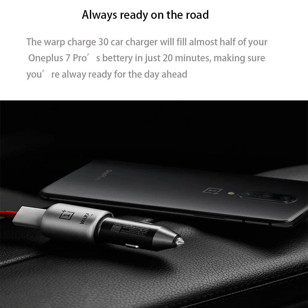 OnePlus Warp Charge 30 Car Charger Original 30W 5V6A Max 7 7T Pro 6T 6 Input 12V24V4.5A Output 6A Usb Type c cable | Мобильные