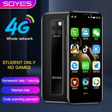 SOYES – Mini téléphone portable Ultra fin S10 H pouces, Smartphone 4G LTE, 3 go 32 go/64 go, Android 9.0, petit téléphone portable étudiant, double SIM, 3.5  (2)