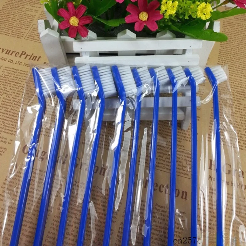 

Nice Pet Dog Toothbrushes Pet Toothbrush Dog Cat Tooth Finger Brush Teeth Cleaner Dental Care Brush Cat Brushes 1000Pcs