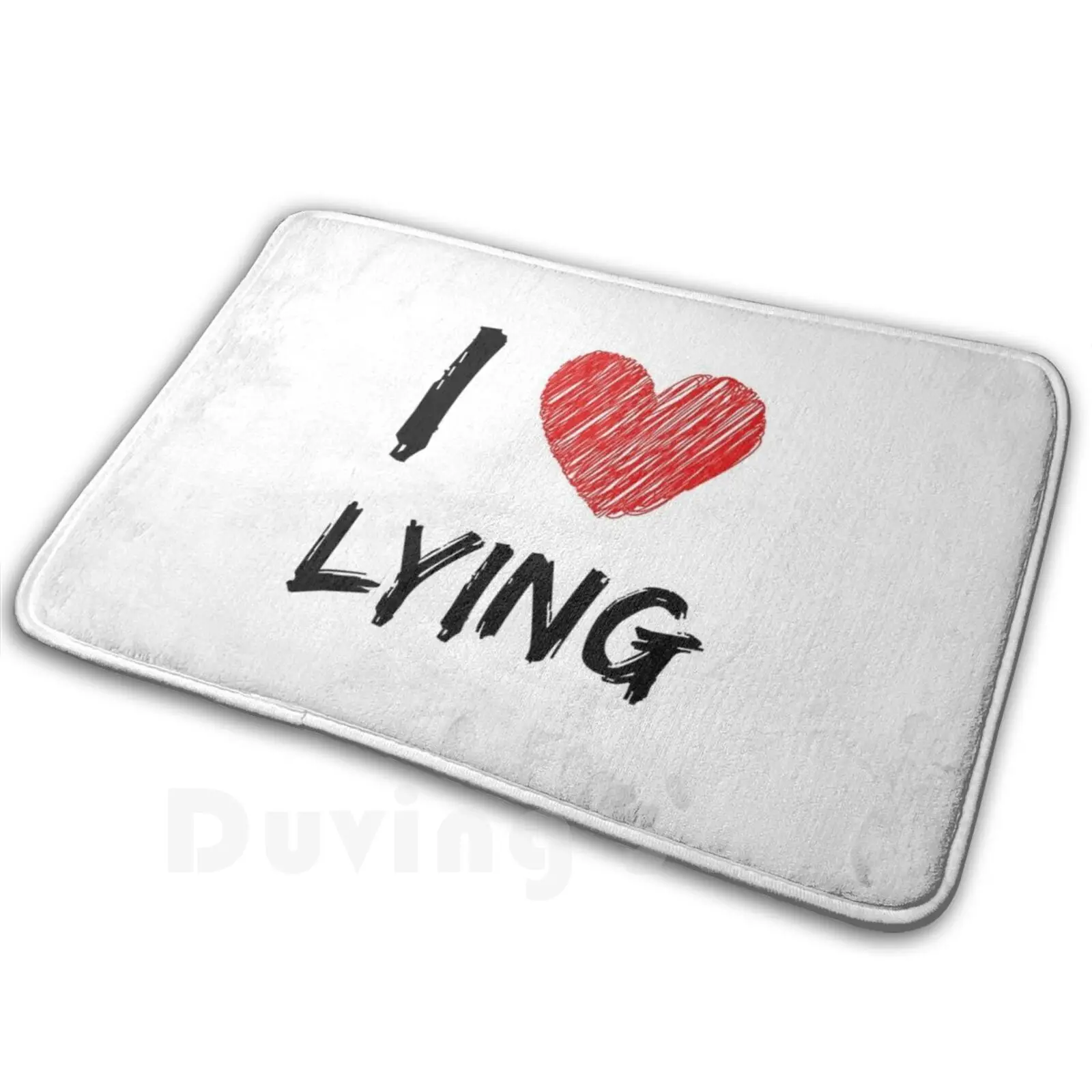 I Love лежащий коврик подушка Мягкий Нескользящий лежачий для влюбленных лжецов