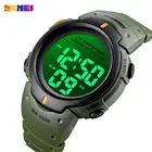 Часы SKMEI Мужские Цифровые в стиле милитари, спортивные для плавания, срок службы батареи 10 лет, водонепроницаемость 1560 м, 100