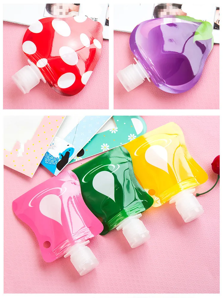 

3pcs/set Travel Packining Fruit Empty Shampoo Shower Wash Bath Cosmetic Bags Bath Container Bottle Case Travel accessories