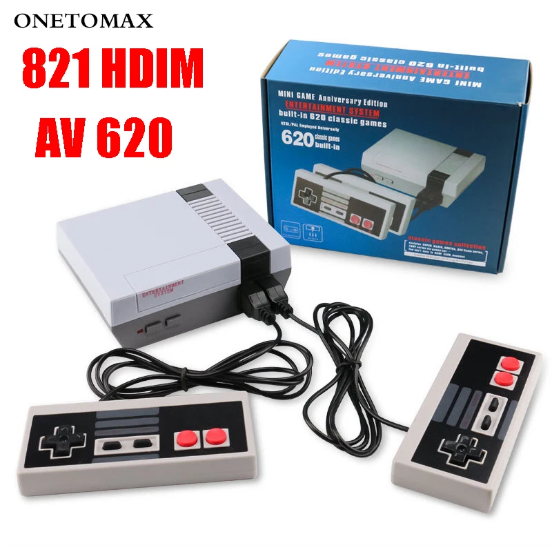 821/620 встроенных игр Мини ТВ Видео игровая консоль 8 бит Ретро Классические Игры